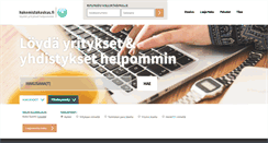 Desktop Screenshot of hakemistokeskus.fi